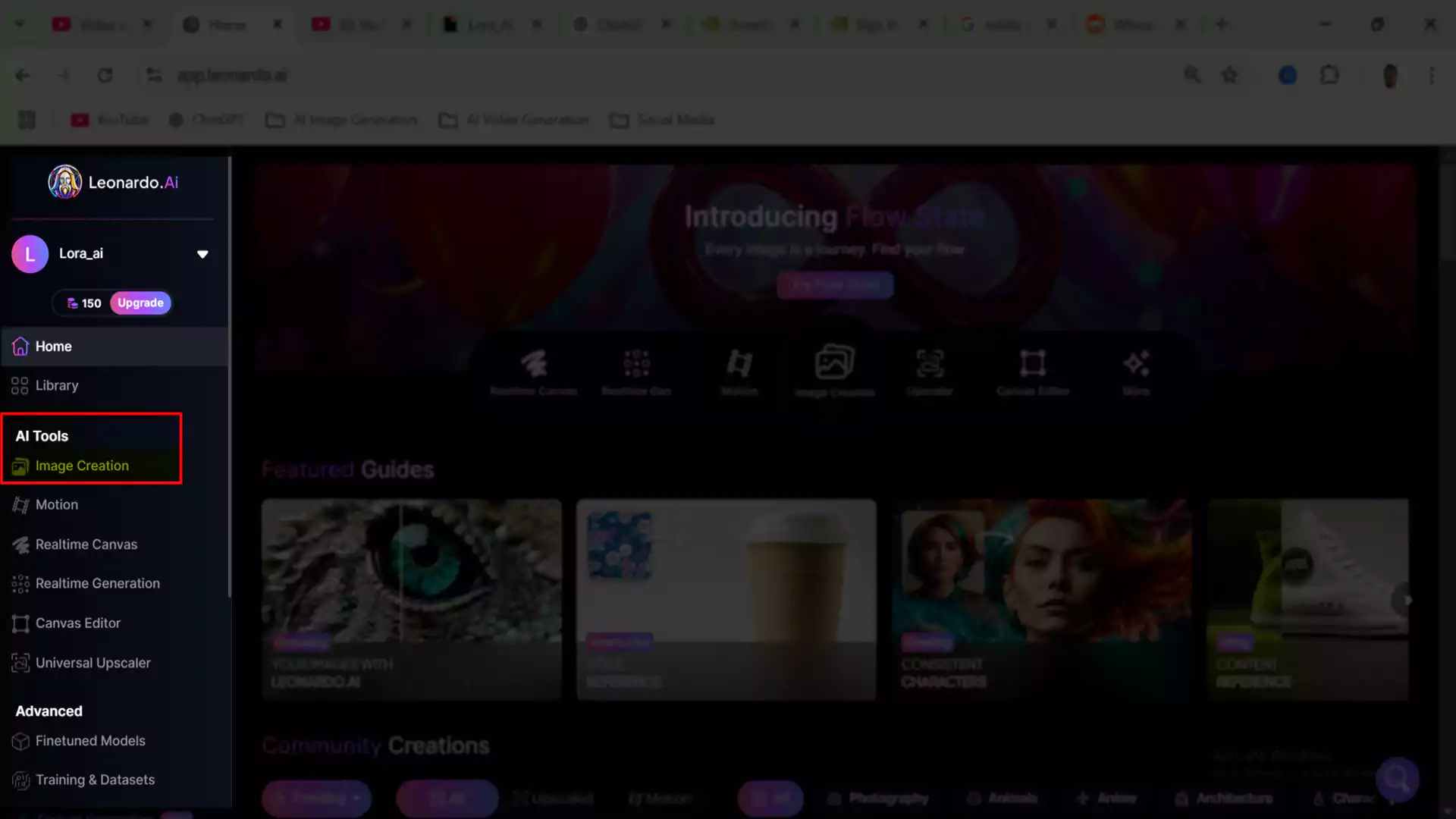 leonardo-ai-dashboard-page
