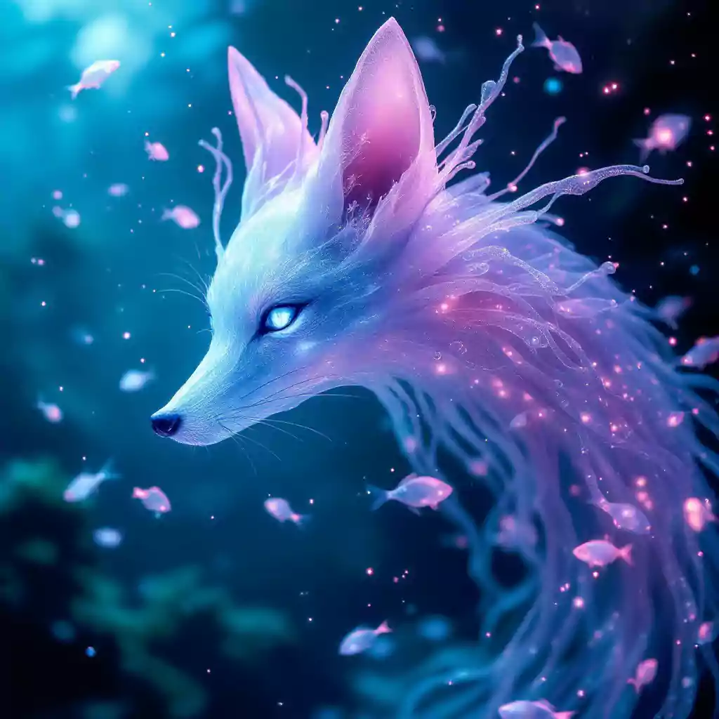 ai-fox-and-jellyfish-hybrid-fusion