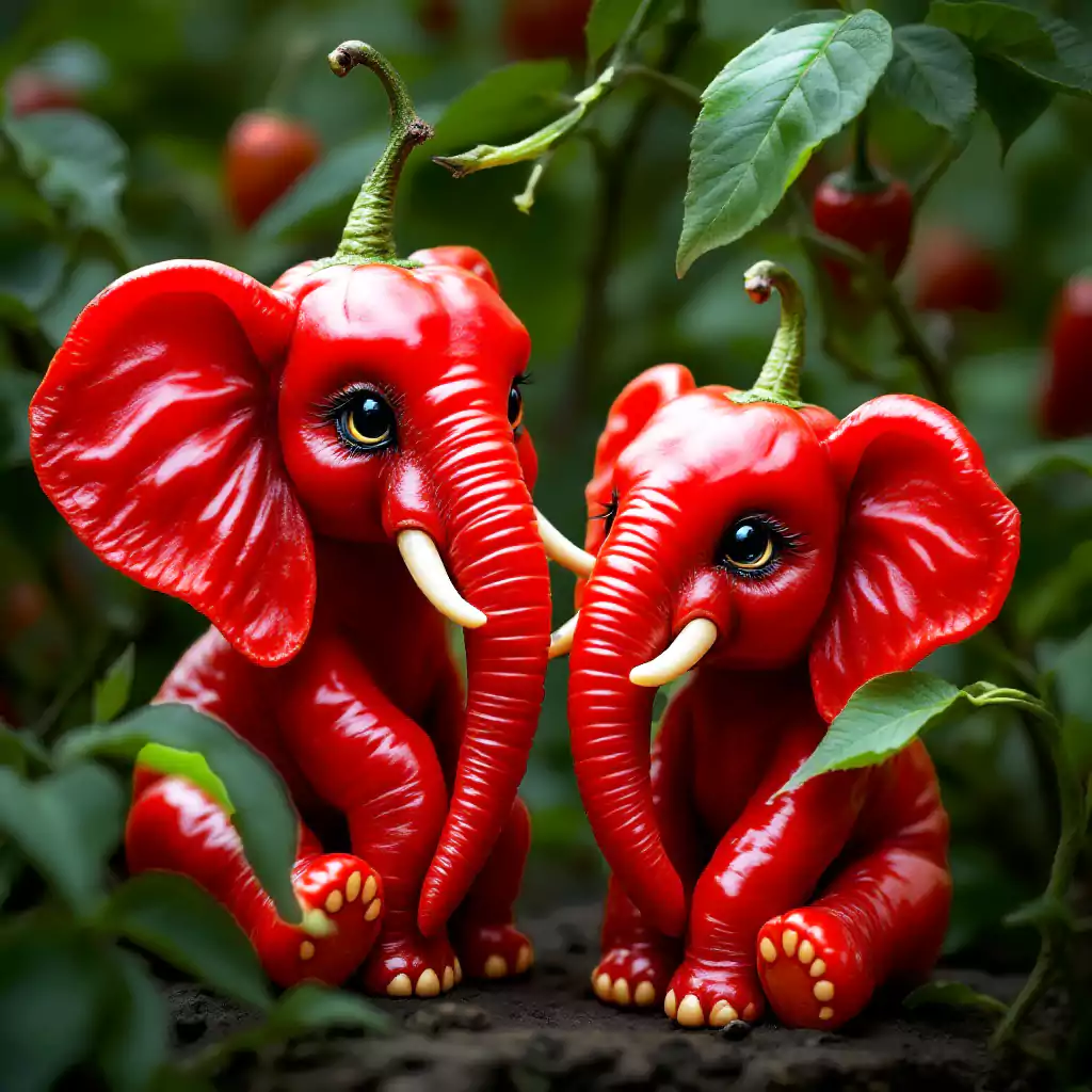 chili-peppers-transformed-into-adorable-elephants