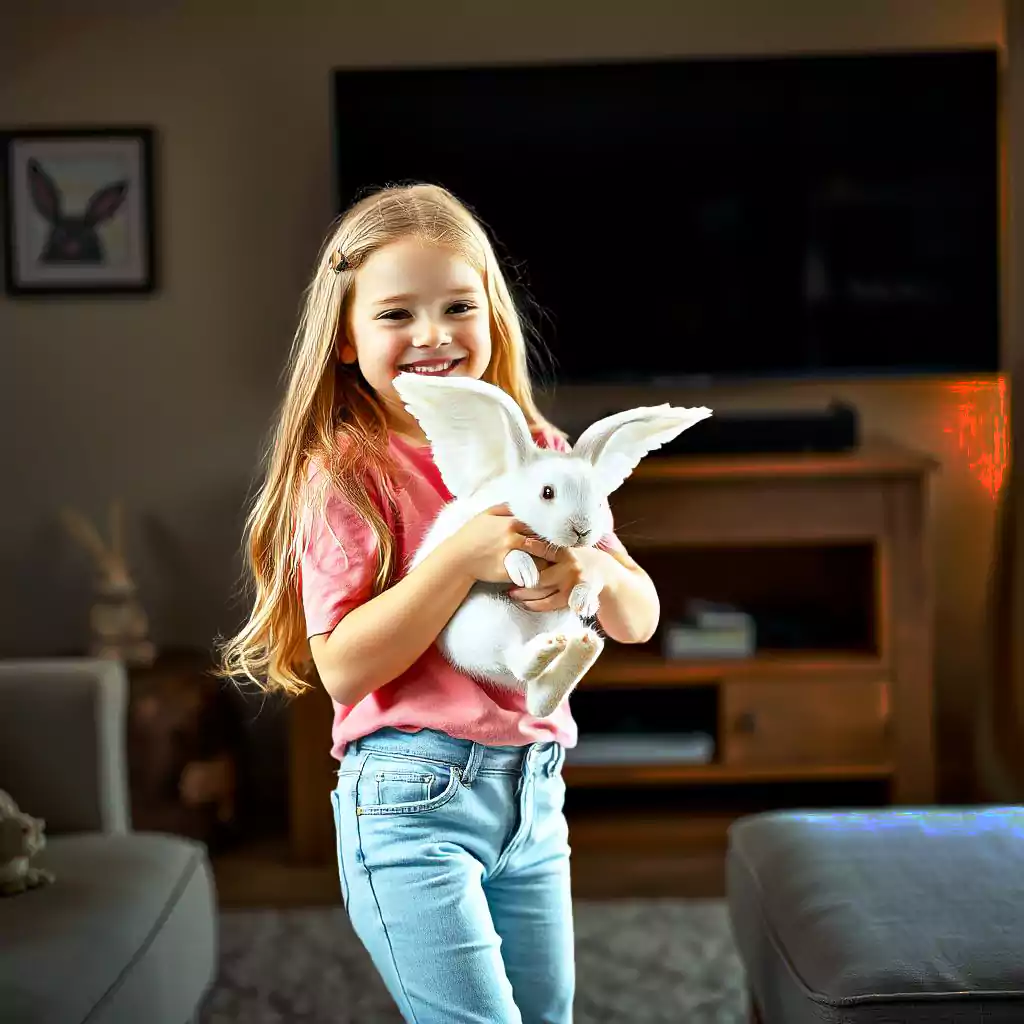 girl-with-winged-miniature-rabbit