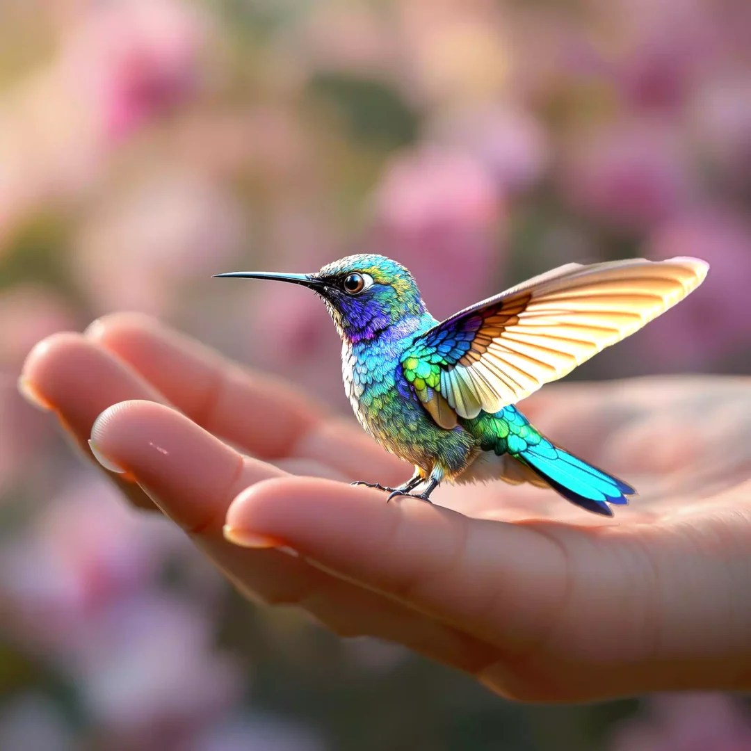 tiny-bird-ai-humming-bird-resting-on-palm