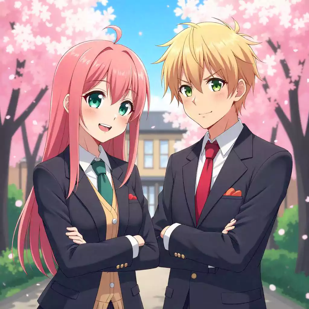 anya-forger-and-damian-desmond-ai-anime