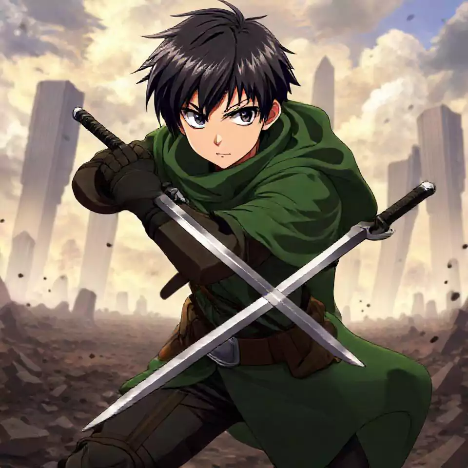 levi-ackerman-ai-eyed anime-soldier