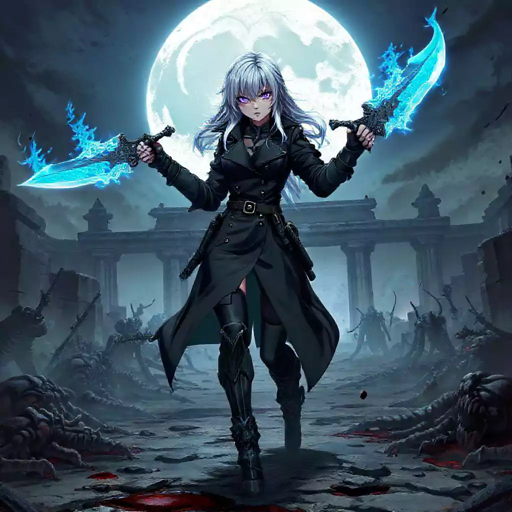 the-demon-huntress-with-silver-hair-and-twin-blades
