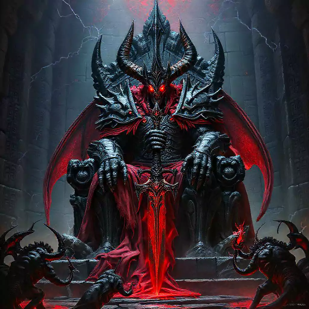 the-demon-king-on-his-bloodstained-throne