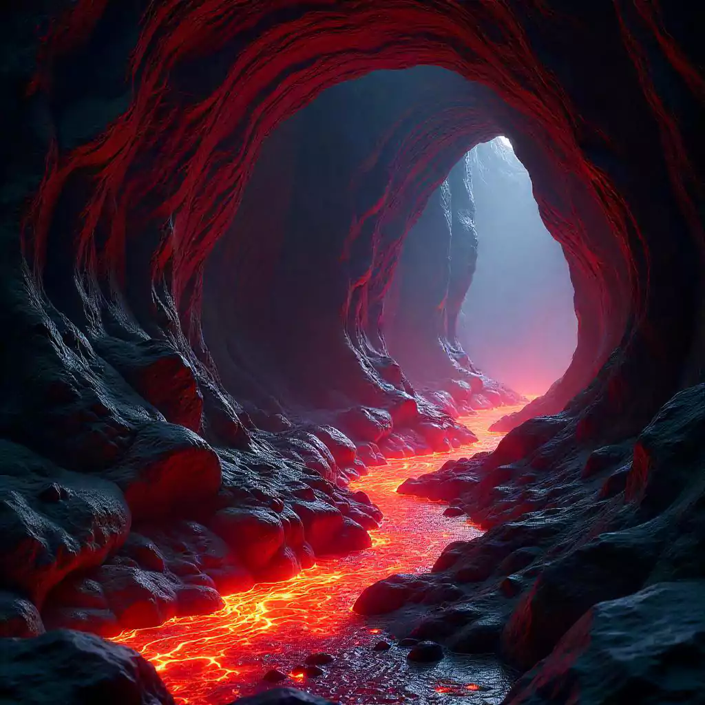 volcanic-lava-caves
